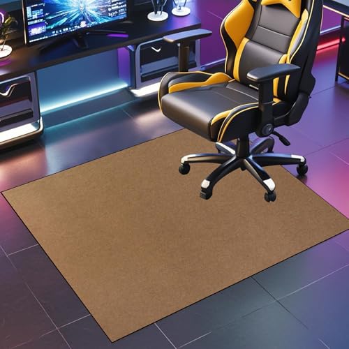 Großer Schreibtischstuhl Matte 120 x 180 cm - Hochleistungsbürostuhl für Hardböden Holzboden Beschützer Gaming Stuhl Teppichschutz Home Office Accessoire FANDIAO von HFERTSCN