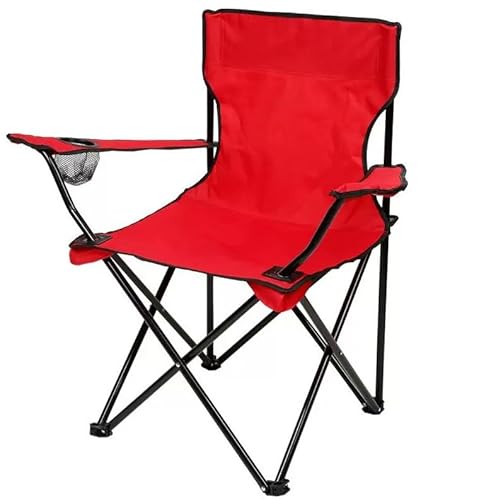 HFERTSCN Campingstuhl Klappstuhl tragbarer Stuhl Camping Klappstuhl mit Armlehnen tragbare Bank für Fischerei Strandgarten Tourist Lounge Hocker Camping C. FANDIAO von HFERTSCN