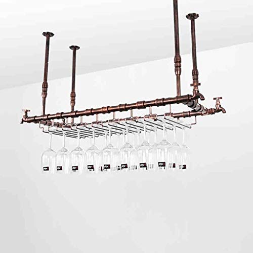 HFERTSCN Decke Rotweinglashalterstange hängen hoher Glashalter Einstellbarer Höhenlagerstange (Farbe: B Größe: 11631 cm) (A 116 * 31 cm) FANDIAO von HFERTSCN