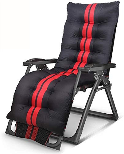 HFERTSCN Deckstuhl Liege, Lounge Stühle Bett Verstellbarer Garten Liegestuhl mit gepolsterten Kopfstützen und bequemer Stoff, Sonne Lounger FANDIAO HFERTSCN Deckstuhl Liege, Lounge Stühle Bett Verstellbarer Garten Liegestuhl mit gepolsterten Kopfstützen und bequemer Stoff, Sonne Lounger FANDIAO von HFERTSCN