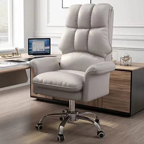 HFERTSCN Ergonomic High Back Home Office Stuhl mit Verstellbarer Lendenhalter und Waffenspielstuhl für Erwachsene Executive Desk Chair (Grau eine Größe) FANDIAO von HFERTSCN