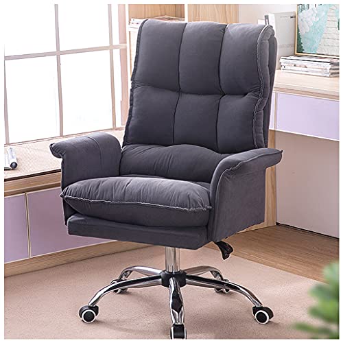 HFERTSCN Ergonomic High Back Office Stuhl mit niederländischer Samt Soft Support Nipping -Funktion und Schwenkräder Verstellbarer Executive Desk Gaming -Sitz für Home Office FANDIAO von HFERTSCN