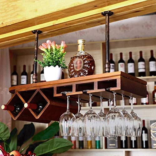HFERTSCN Europäischer Holz Rotweinglashalter Weinregal Metall Hanging Weinglashalter Champagner Rack FANDIAO HFERTSCN Europäischer Holz Rotweinglashalter Weinregal Metall Hanging Weinglashalter Champagner Rack FANDIAO von HFERTSCN