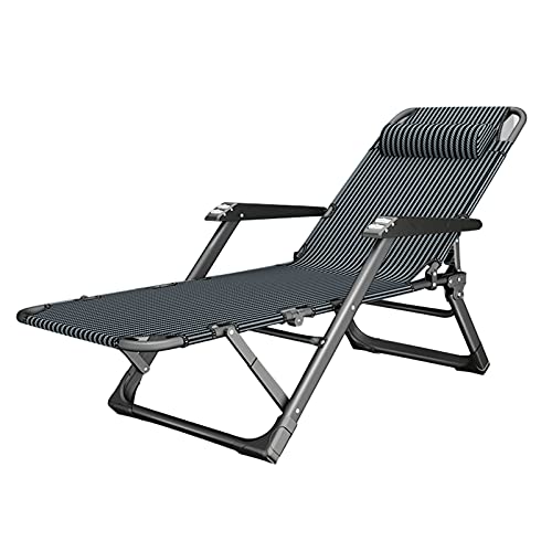 HFERTSCN Klappe Chaise Liege Lounge Stuhl abnehmbare Kopfstütze mit breiter Armlehne für den Innen der Terrasse im Freien im Freien Beach Terrasse Pool Pool FANDIAO von HFERTSCN