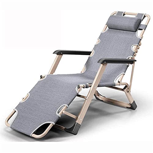HFERTSCN Lounge -Stuhl, Aluminium -Türsteher im Freien, Klappentspannungsliege, einstellbare Liege, kann 150 kg, gebrauchte Camping, wetterfeste Gartenmöbel (B) unterstützen. FANDIAO von HFERTSCN