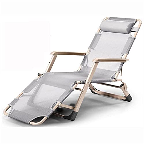 HFERTSCN Lounge -Stuhl, Aluminium -Türsteher im Freien, Klappentspannungsliege, einstellbare Liege, kann 150 kg, gebrauchte Camping, wetterfeste Gartenmöbel (a) unterstützt. FANDIAO von HFERTSCN