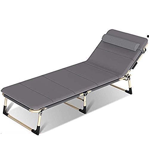 HFERTSCN Lounge Stuhl, Gartenklapper Liege extra großer Klappschuhenstuhl Garten Liegestuhl Einstellbare Unterstützung 150 kg (b) FANDIAO von HFERTSCN