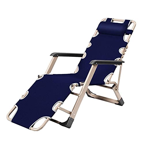 HFERTSCN Lounge Stuhl, Klappstuhl tragbare Sonnenliegeliege ohne Schwerkraft im Freien Klappstühle im Freien Garten Terrasse Deckstühle 66 * 72 * 85 cm Sessel (14) FANDIAO von HFERTSCN