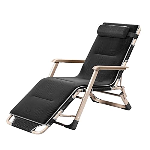 HFERTSCN Lounge Stuhl, Klappstuhl tragbare Sonnenliegeliege ohne Schwerkraft im Freien Klappstühle im Freien Garten Terrasse Deckstühle 66 * 72 * 85 cm Sessel (18) FANDIAO von HFERTSCN