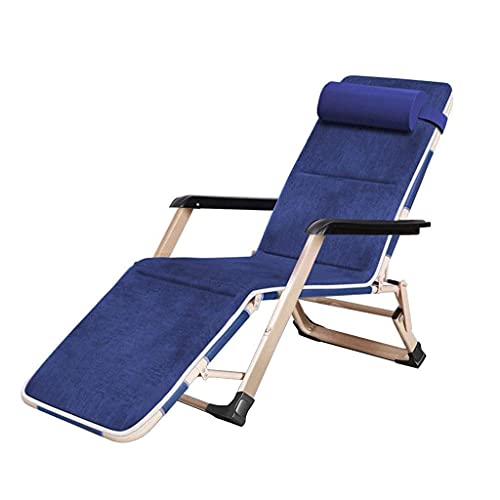 HFERTSCN Lounge Stuhl, Klappstuhl tragbare Sonnenliegeliege ohne Schwerkraft im Freien Klappstühle im Freien Garten Terrasse Deckstühle 66 * 72 * 85 cm Sessel (4) FANDIAO von HFERTSCN