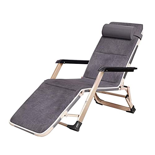 HFERTSCN Lounge Stuhl, Klappstuhl tragbare Sonnenliegeliege ohne Schwerkraft im Freien Klappstühle im Freien Garten Terrasse Deckstühle 66 * 72 * 85 cm Sessel (6) FANDIAO von HFERTSCN