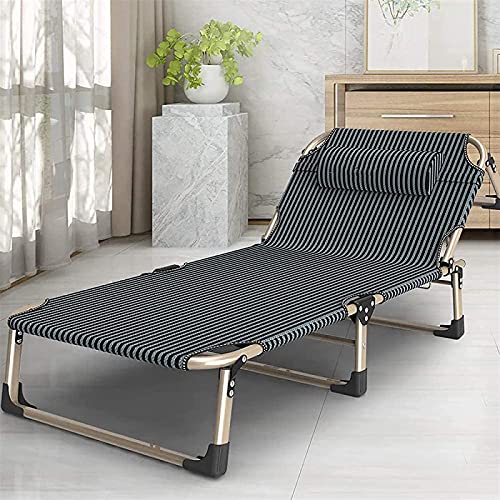 HFERTSCN Lounge Stuhl, Liege Lounger Zero Gravity Folding Liegestühle Gartenlieger Campingstuhl, einstellbare, abnehmbare Kopfstütze (B) FANDIAO von HFERTSCN