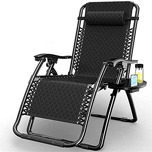 HFERTSCN Lounge Stuhl, Outdoor -Klappstuhl im Outdoor -Schwerkraft Liegestuhl Liege Außenstuhl für Innengarten Außenpool Camping Pool (a) FANDIAO von HFERTSCN