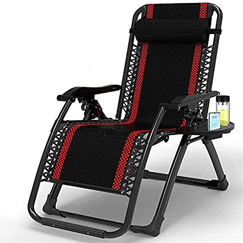 HFERTSCN Lounge Stuhl, Outdoor -Klappstuhl im Outdoor -Schwerkraft Liegestuhl Lounger Außenstuhl für Innengarten Außenpool Camping Pool (B) FANDIAO von HFERTSCN
