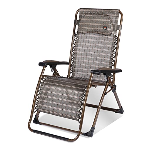 HFERTSCN Lounge Stuhl, Patio Lounge Chairs Verstellbarer Bambusseckel, faltende Sonnenliege mit robuster Basis- und Massagemechanismus Garten Balkon Liege langlebig (c) FANDIAO von HFERTSCN