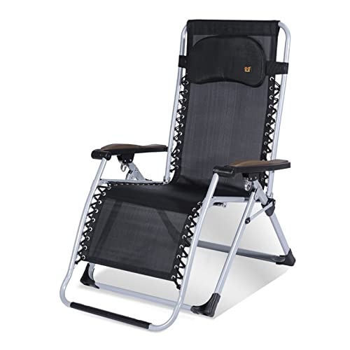 HFERTSCN Lounge Stuhl, Patio Lounge Chairs Verstellbarer Bambusseeler, faltende Sonnenliege mit robuster Basis und Massage Mechanismus Garten Balkon Liege langlebig (a) FANDIAO von HFERTSCN