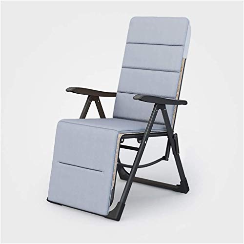 HFERTSCN Lounge Stuhl, Sun Lounger Garden Chairs Zero Gravity Patio Lounger Stuhl Klappstuhl Outdoor Liege für Terrassen tragbare Sonnengarten -Stütze 200 kg (mit Kissen) FANDIAO von HFERTSCN
