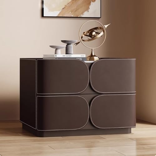 HFERTSCN Luxus -Nachtständer mit 2 Schublade, Sattel -Leder -Nachttisch, Holznachttisch, Keine Installation erforderlich, für lebendes Schlafzimmer, 23,62 "" LX 15,74 "" WX 19.68 HFERTSCN Luxus -Nachtständer mit 2 Schublade, Sattel -Leder -Nachttisch, Holznachttisch, Keine Installation erforderlich, für lebendes Schlafzimmer, 23,62 "" LX 15,74 "" WX 19.68 von HFERTSCN