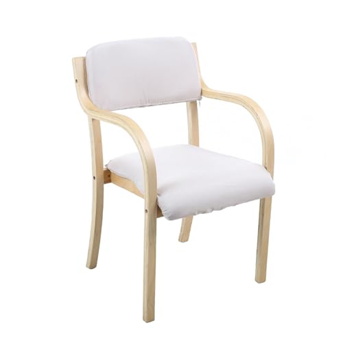 HFERTSCN Massivholz Essstuhl mit gepolsterten Armen moderner Akzentstuhl für Küchen Wohnzimmer Büro Freizeit Max Lad 150 kg Elegantes weißes Design FANDIAO HFERTSCN Massivholz Essstuhl mit gepolsterten Armen moderner Akzentstuhl für Küchen Wohnzimmer Büro Freizeit Max Lad 150 kg Elegantes weißes Design FANDIAO von HFERTSCN