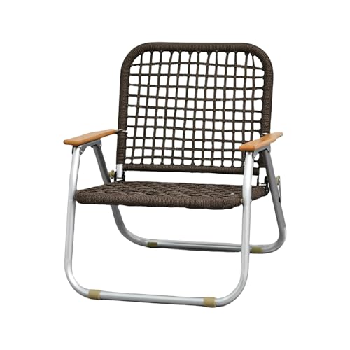 HFERTSCN Nylon-Seilklappstühle 330lb Kapazität Aluminium Rahmen 4-Pack-Freigänge für Party Hochzeitsveranstaltung Picknick Terrasse Küchentätigkeit FANDIAO von HFERTSCN