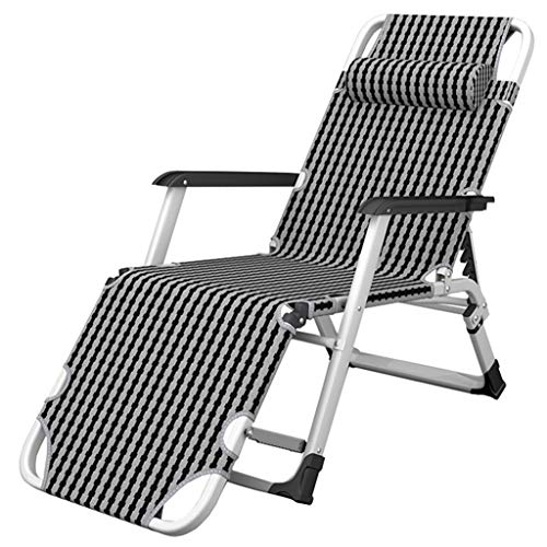 HFERTSCN Patio Lounge Stuhl Chaise Bett 5 Level Verstellbare Liegeklappstuhl mit abnehmbarem Kissen für Campingpool Strandstuhl 441 Pfund FANDIAO von HFERTSCN