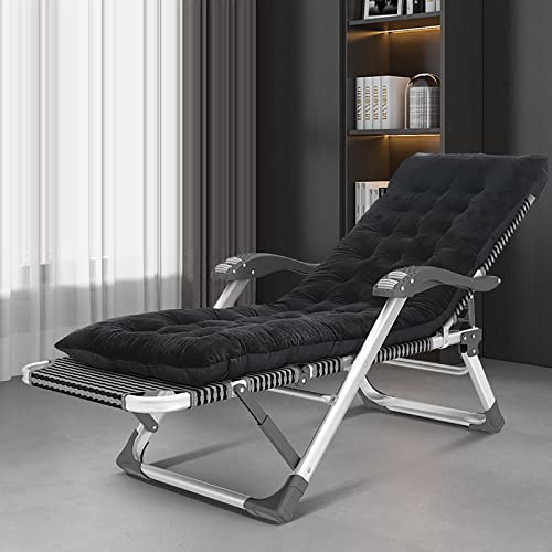 HFERTSCN Rahmenstuhlstuhl mit Zero Gravity Stuhl 15 Einstellbare Rückenlehne Liege Lounge Stuhl mit abnehmbarem Kissen Klapperie Liege Terrasse Outdoor -Campingstuhl für Pool Beach (e) FANDIAO von HFERTSCN