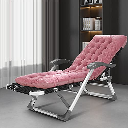 HFERTSCN Raster Stuhlstuhl mit Zero Gravity Level 15 Einstellbarer Rückenlehne Liege Lounge Stuhl mit abnehmbarem Kissen Klapperatio -Terrasse Outdoor -Campingstuhl für Pool Beach (O) FANDIAO von HFERTSCN