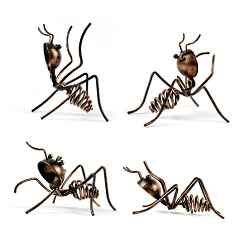 HFERTSCN Rotweinregal Put -Stück, Desktop Weinregal, Rack Weinflasche Organizer Schwarzes Ameisen -Figur -Weinzubehört FANDIAO von HFERTSCN