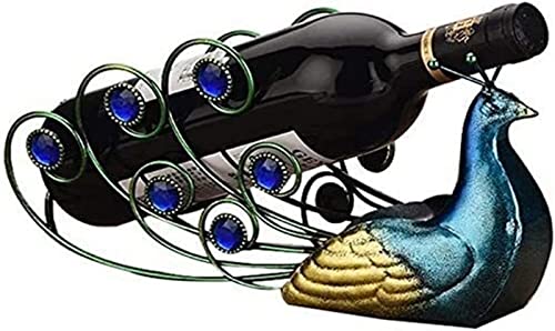 HFERTSCN Rotweinregal Put -Stück, Desktop Weinregal, Statue Art Ornament Desktop Skulptur Weinregal Pfauenweinflaschenhalter Sculpture Rack Crafts Regal FANDIAO HFERTSCN Rotweinregal Put -Stück, Desktop Weinregal, Statue Art Ornament Desktop Skulptur Weinregal Pfauenweinflaschenhalter Sculpture Rack Crafts Regal FANDIAO von HFERTSCN