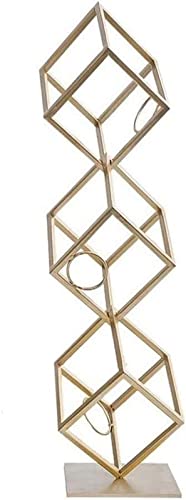 HFERTSCN Rotweinregal Put-Stück, Desktop Weinregal, Statue Art Ornament Desktop Skulptur Weinregal Weinkühler Flaschen Wandmontierte Weinregal Schmiede FANDIAO von HFERTSCN