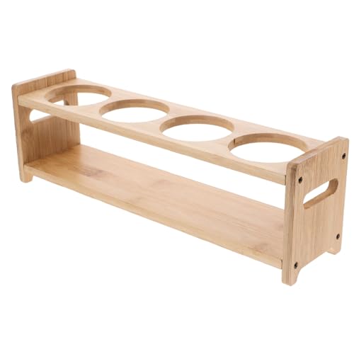 HFERTSCN Rotweinregal Setzen Sie Stück, Desktop Weinregal, 1pc Gewürzglasregalregale Klammern Küchenlagerschreiber -Top -Top -Schelf -Gewürztuch Flasche Wand FANDIAO von HFERTSCN
