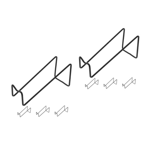 HFERTSCN Rotweinregal Setzen Sie Stück, Desktop -Weinregal, 2Sets Weinständer Tischplatte Staffelei Tastaturständer für Desktop -Monitor -Standplattenständer schwer FANDIAO von HFERTSCN