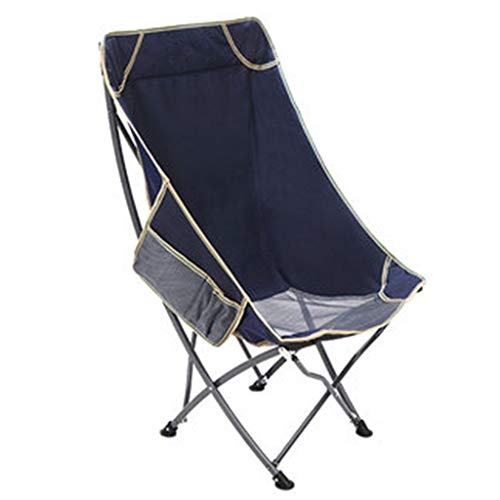 HFERTSCN Sesselklappstuhl Outdoor Sportstuhl Bequeme klappbare Lazy Lounge Stuhl atmungsaktiv Bequeme Stuhlgeschenk (93 * 55 * 53 cm) FANDIAO von HFERTSCN