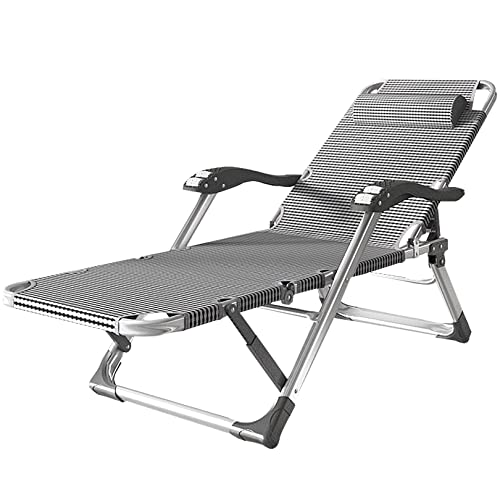 HFERTSCN Sun Lounger Zulligkeitsstuhl Klafte Zero Gravity Liegestuhl Lounge Stuhl Einstellbare Liege für den Billard Backyard Strand - Langlebige Konstruktion, 52 cm breit FANDIAO von HFERTSCN