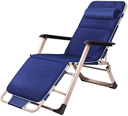HFERTSCN Sun Loungers Falten Sie Sun Lounger Lounge Stühle Sonnenliege/Patio Liege im Garten Outdoors Deckstuhl Klafende Zero Gravity Stuhl mit Baumwollpolster tragbarer Liegestütze FANDIAO von HFERTSCN