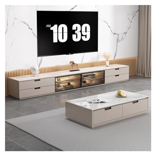 HFERTSCN TV-Ständer, Wohnzimmer, TV-Schrank, nordische moderne Aufbewahrung, Couchtische, elektrischer Kamin, Wohnmöbel, TV-Schrank (Farbe: Couchtisch, 120 cm) FANDIAO von HFERTSCN