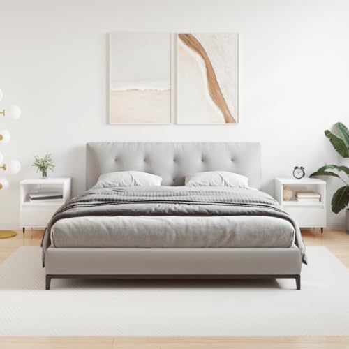 HFERTSCN Tische-Bett-Tische-Bett-Bett-Schränke 2 Stcs High Gloss White 40x35x50 cm Ingenieures Holz FANDIAO HFERTSCN Tische-Bett-Tische-Bett-Bett-Schränke 2 Stcs High Gloss White 40x35x50 cm Ingenieures Holz FANDIAO von HFERTSCN