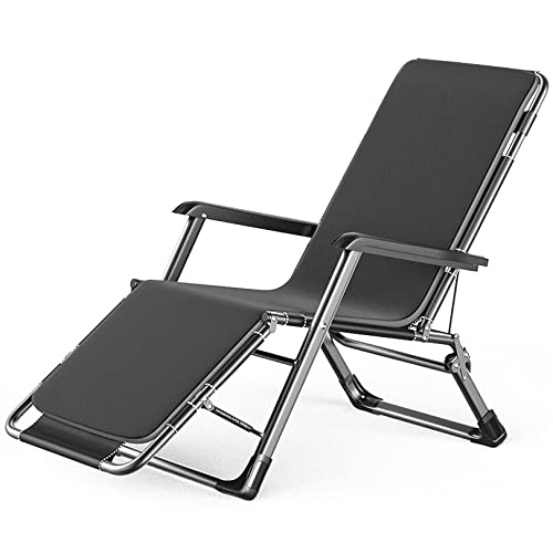 HFERTSCN Tragbare Lounge -Stühle klappern liegende Stühle Sonnen Patio Chaise Stuhl Pool Rasen -Chaise mit weichem Kissen - tragen 200 kg FANDIAO von HFERTSCN