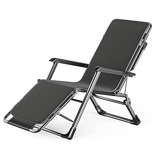 HFERTSCN Tragbare Lounge -Stühle klappern liegende Stühle Sonnen Patio Chaise Stuhl Pool Rasen -Chaise mit weichem Kissen - tragen 200 kg FANDIAO von HFERTSCN