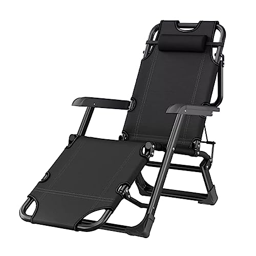 HFERTSCN Tragbarer Liegestuhl, Garten im Freien Sun Liegeklapperlieder mit Einstellbarer Rückenlehne, Relaxer Lounge Stuhl für Terrace Beach Camping, lädt 200 kg (Farbe: Stuhl) FANDIAO von HFERTSCN