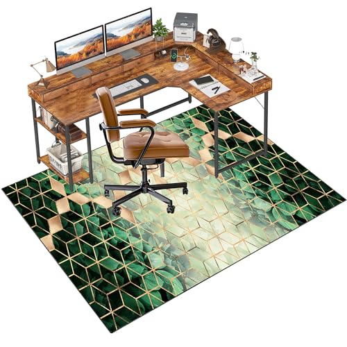 Hardfloor Office Stuhl Matte 90 x 140 cm | Anti-Rutsch-Teppichschutz für Schreibtisch- und Computerstühle | Home Office Essentials | Bodenschutzkissen FANDIAO Hardfloor Office Stuhl Matte 90 x 140 cm | Anti-Rutsch-Teppichschutz für Schreibtisch- und Computerstühle | Home Office Essentials | Bodenschutzkissen FANDIAO von HFERTSCN