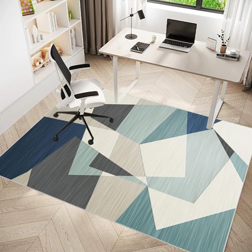 Hardfloor Office Stuhl Matte langlebiger Bodenschutz für Teppichstuhl für Spielstuhl untergräbt 120 x 160 cm Ideale Schreibtischstuhlmatte für Home & Office Nicht-Schlupf-Design FANDIAO von HFERTSCN