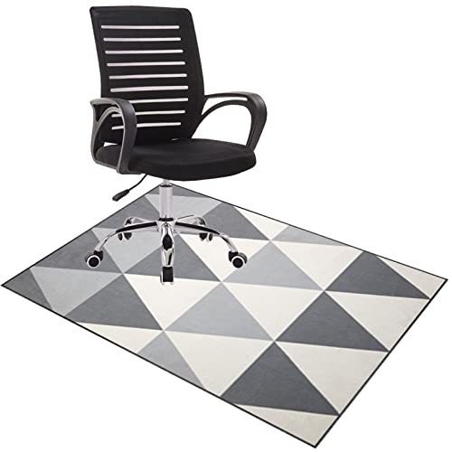 Hartholz- und Teppich-Schreibtischstuhl Mat 120x160 cm-Anti-Skid-Bodenschutz für Home Office & Gaming-, schwere, Kratzfeste Oberfläche FANDIAO von HFERTSCN
