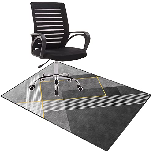 Hartholzbodenstuhl Mat 120x160 cm - Anti -Schlupf -Teppichschutz für Home Office & Gaming Chair - Bodenbedeckung für Schreibtisch & Teppichschutz FANDIAO von HFERTSCN