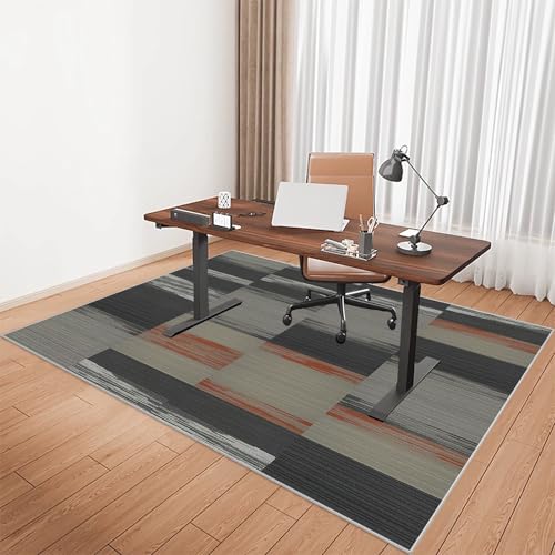 Hartholzbodenstuhl Matte 200 x 230 cm | Vorsitzender Office & Gaming Chair Protector | Teppich für Schreibtisch & Rollstühle | Nicht-Schlupfbodenmatte für einfache Bewegung FANDIAO von HFERTSCN