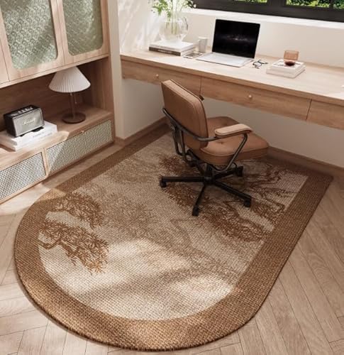 Hartholzbodenstuhl Matte Nicht-Schlupf-Bürostuhl Matte Rolling Mat Desk Protektor Bodes Protector für Home & Office Heavy-Duty-Stuhl Matte für Hartholzböden FANDIAO von HFERTSCN