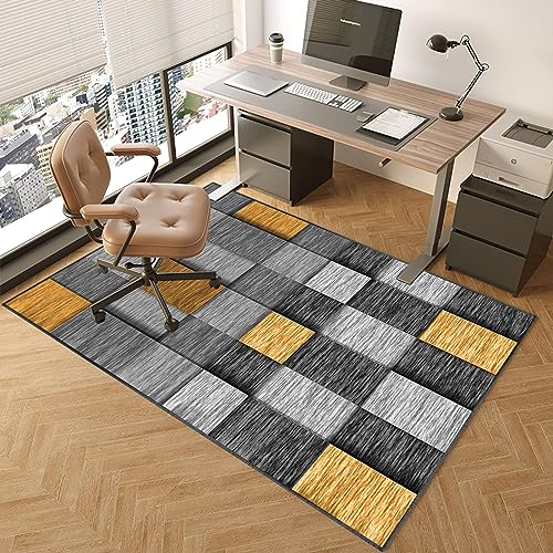 Heavy Desk Stuhl Stuhl Mat für Teppich- und Holzböden - 120x160 cm Bürostuhl Beschützer Gaming Stuhl Mat Floor Floor Matte für Home & Office Rolling Computer Stuhl Matte FANDIAO von HFERTSCN