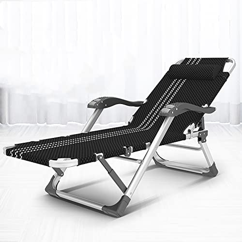 Liegestuhl im Überblick über den Stuhl der Schwerkraft, liegende Lounge -Stuhl mit abnehmbarem Kissen liegende Terrasse Rasenstrand Campingstuhl für Ergonomische Liegestuhl im Innen- und Außenbereich von HFERTSCN