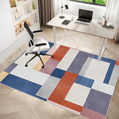 Premium Office Stuhl Matte für Hardböden und Teppiche - langlebiger Bodenschutz für Schreibtisch- und Spielstühle 140 x 180 cm Ideale Unterlage für Laminat- und Teppichflächen FANDIAO von HFERTSCN