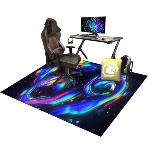 Professioneller Spielstuhlmat 160 x 200 cm verbesserter Bodenschutz für Teppich- und Hartholz -Büro -Stuhl Stuhl Boden Beschützer Computer Rolling Chair Matte FANDIAO von HFERTSCN